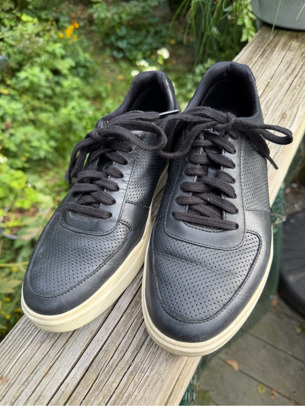 Cole Haan Men’s C33977 Grand Comfortable Black Leather Grands Size 8